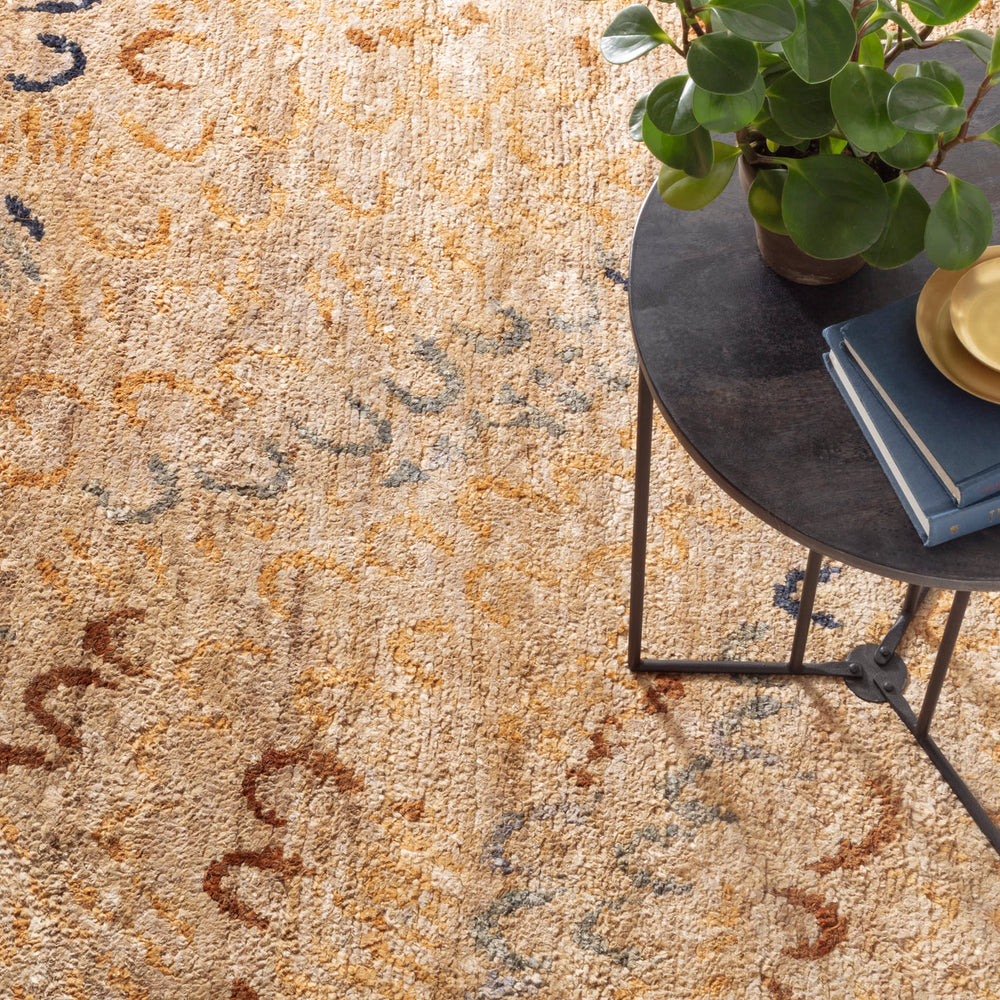 Horseshoe Hand Knotted Jute Rug | Neutral
