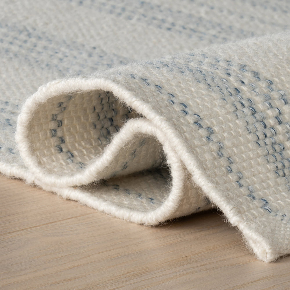 Nexel Striped Farmhouse Rug | Blue