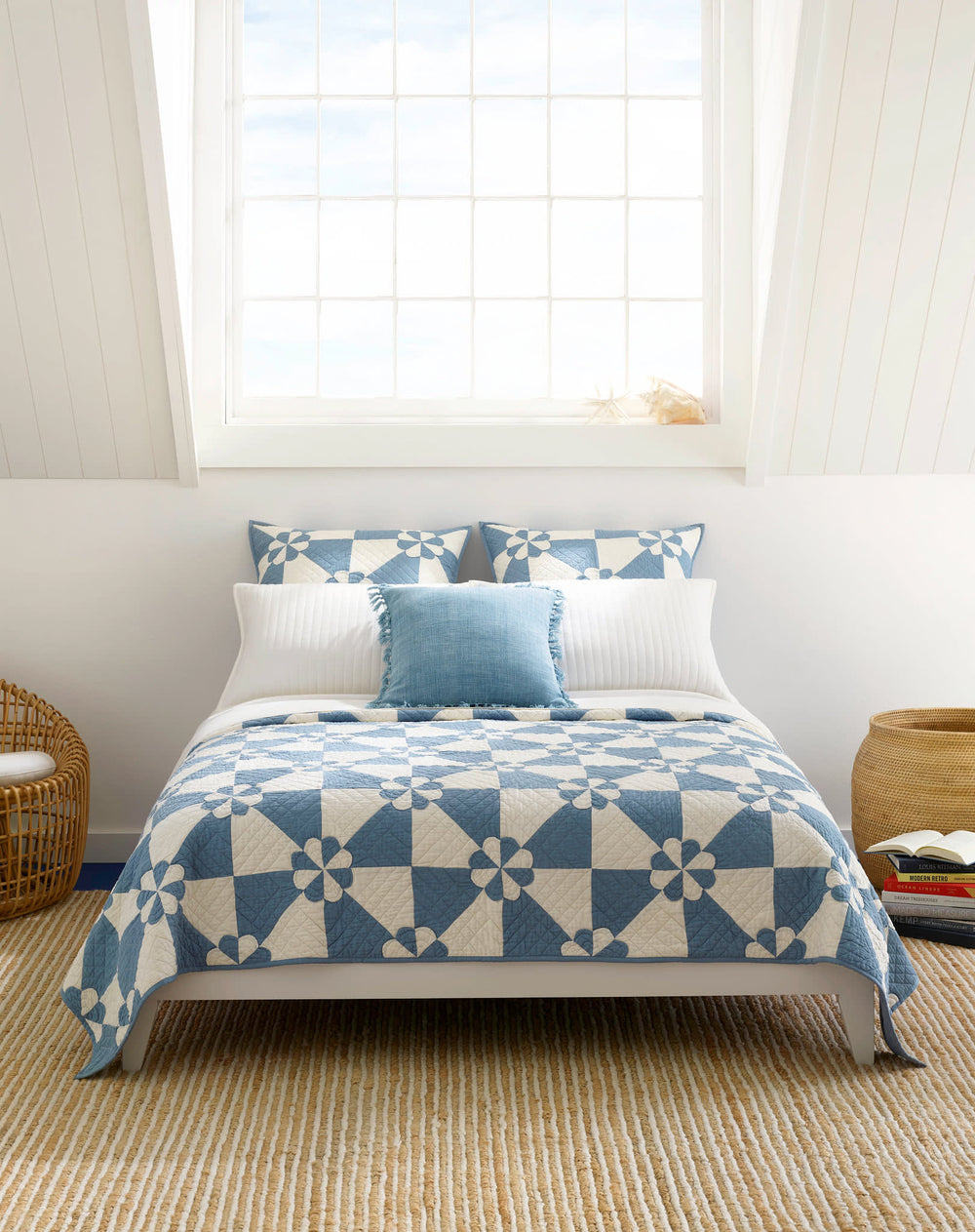 Cozy Cotton Quilted Sham | Ivory