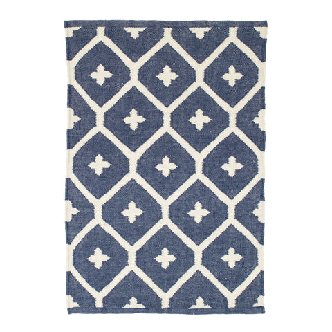Elizabeth Handwoven Indoor/Outdoor Rug by Bunny Williams | Navy
