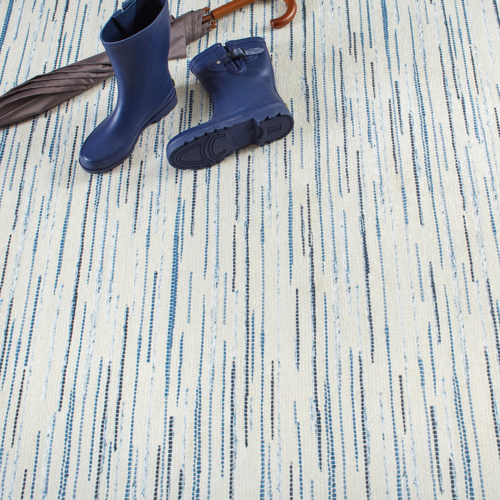 Elwood Machine Washable Rug | Blue