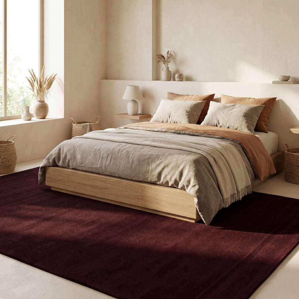 Rare Modern Wine Rug | Wine