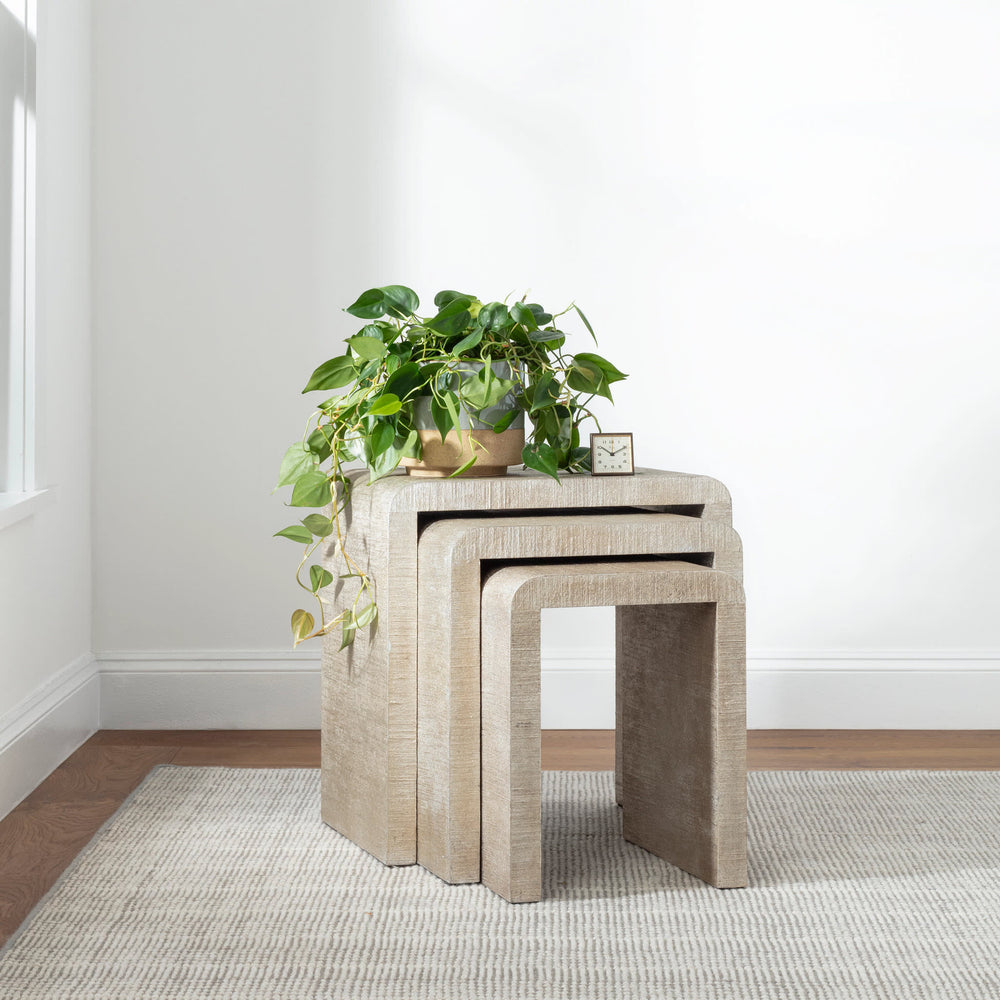 Raffa Woven Wool Custom Rug | Grey
