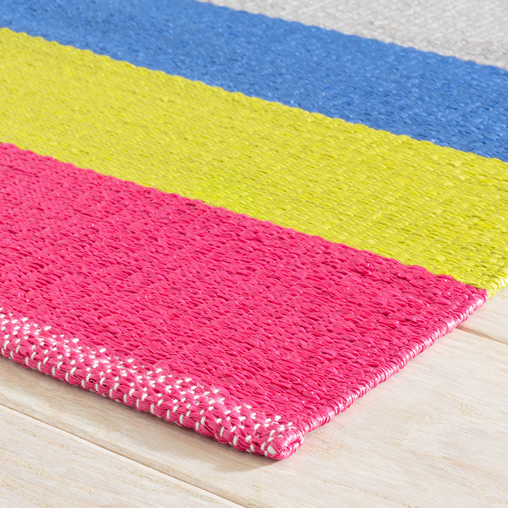 Jules Stripe Handwoven Indoor/Outdoor Rug | Multi