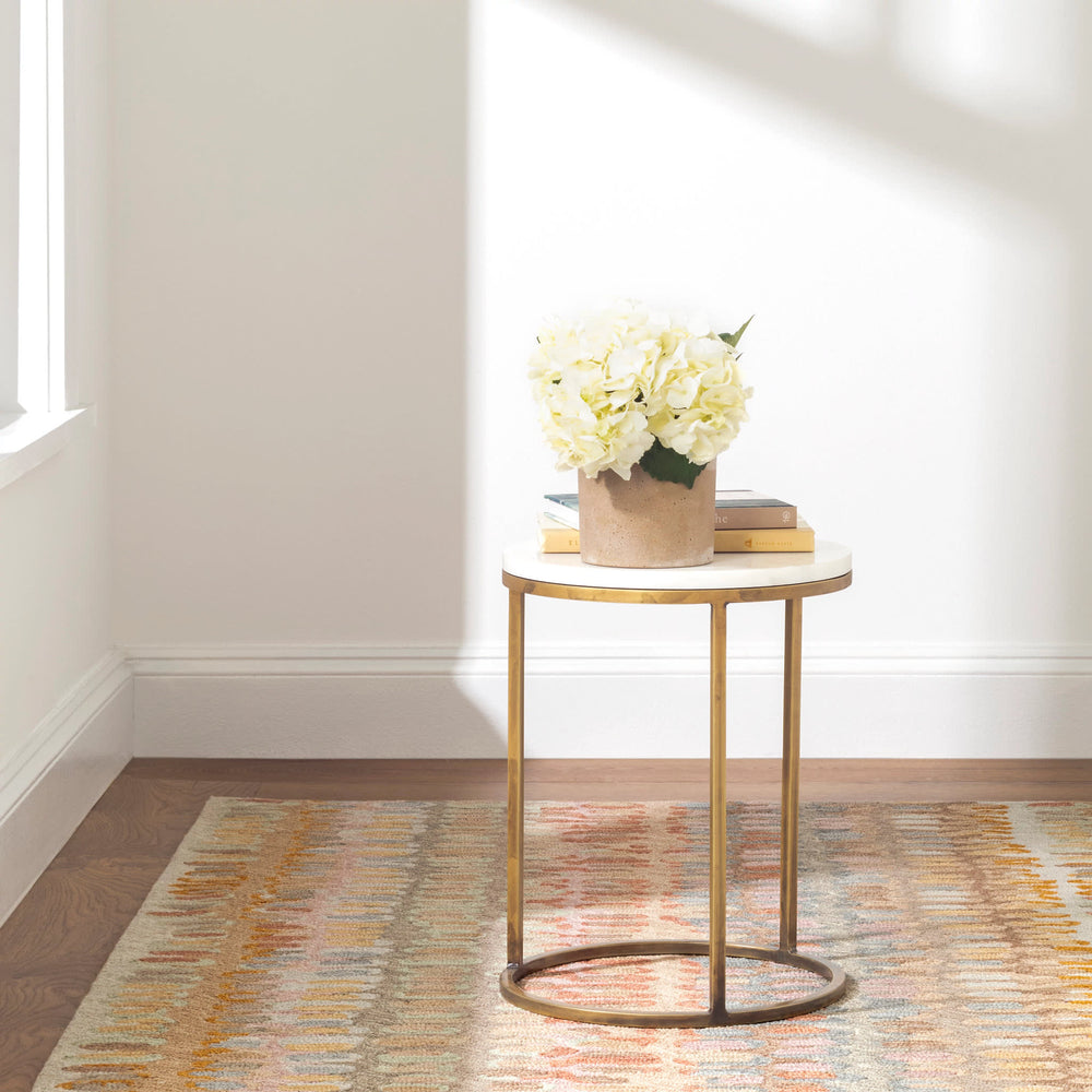 Paint Chip Hand Micro Hooked Wool Rug | Stone