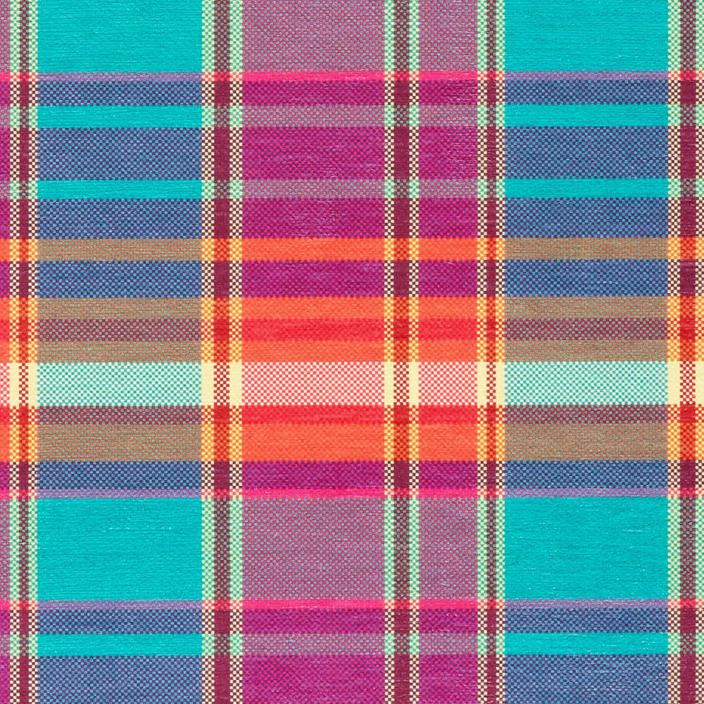 Carter Madras Machine Washable Rug Swatch | Multi