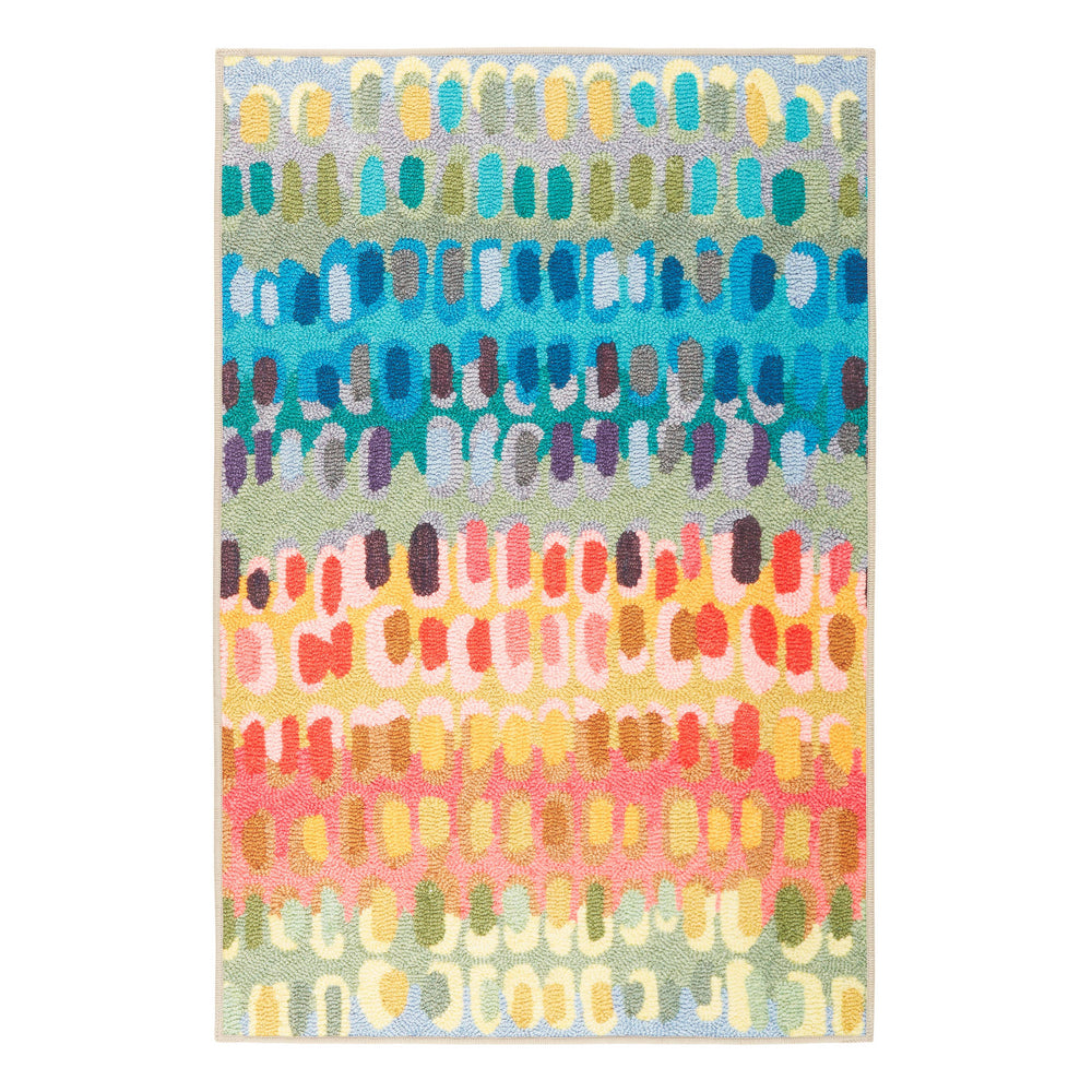 Paint Chip Machine Washable Rug | Multi