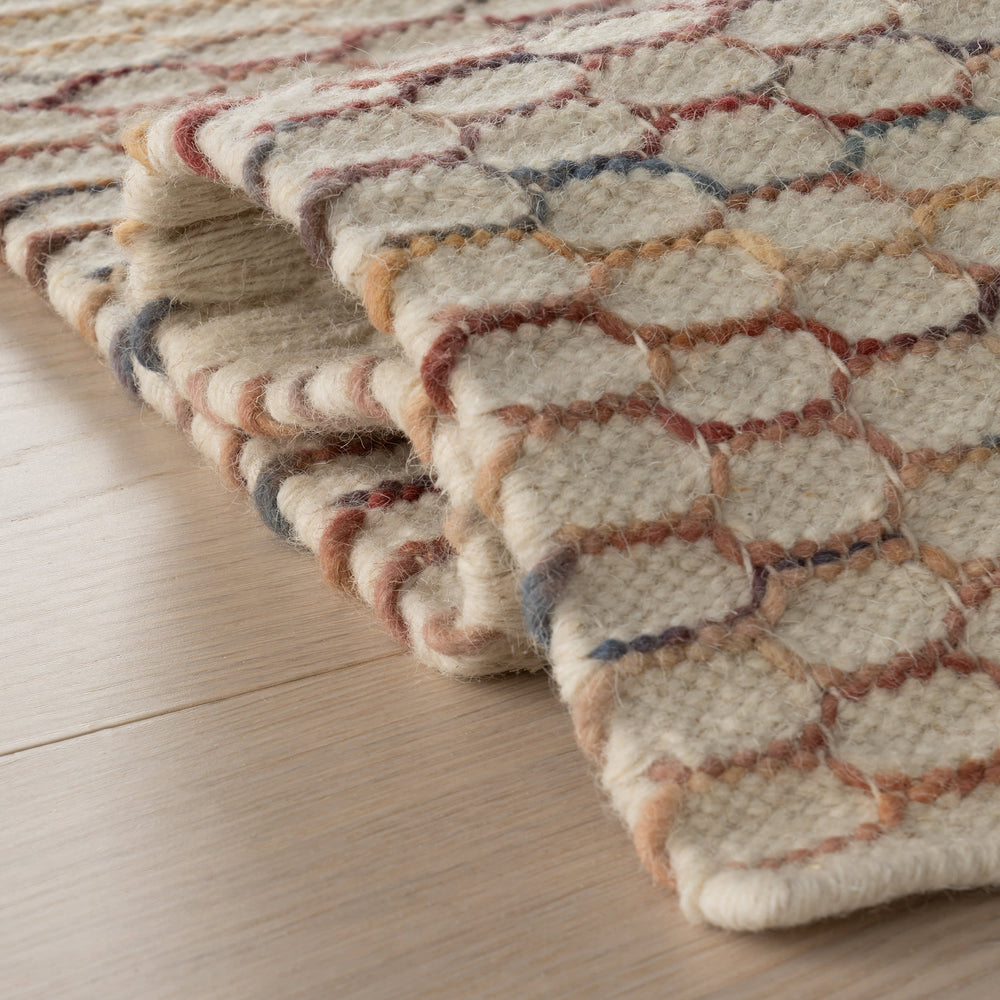 Kaelani Textured Geometric Indoor Rug | Multicolor