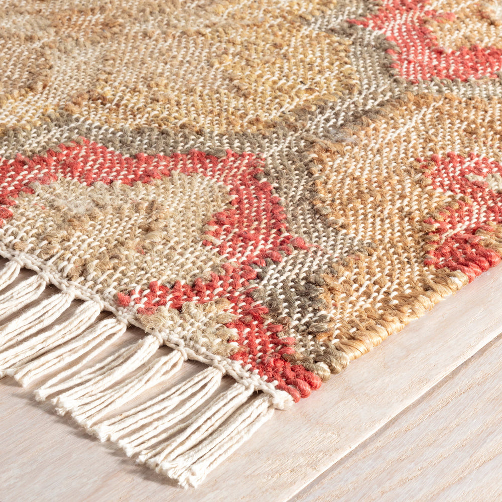 Pali Handwoven Jute Rug | Multi