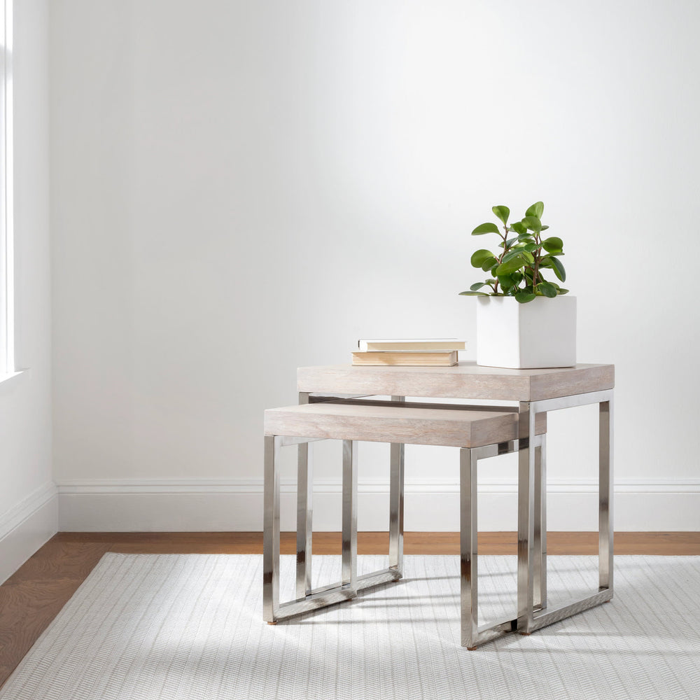 Herringbone Handwoven Indoor/Outdoor Custom Rug | Pearl Grey/White