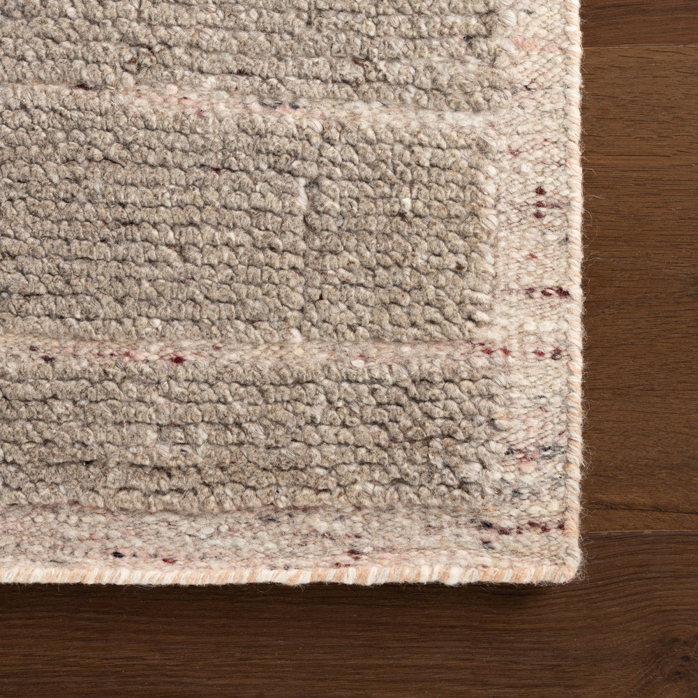 Marnaz Solid Bohemian Rug | Dark Grey