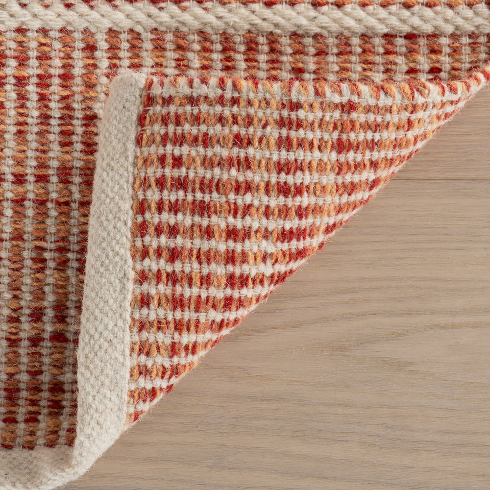 Malta Handwoven Wool Rug | Pink