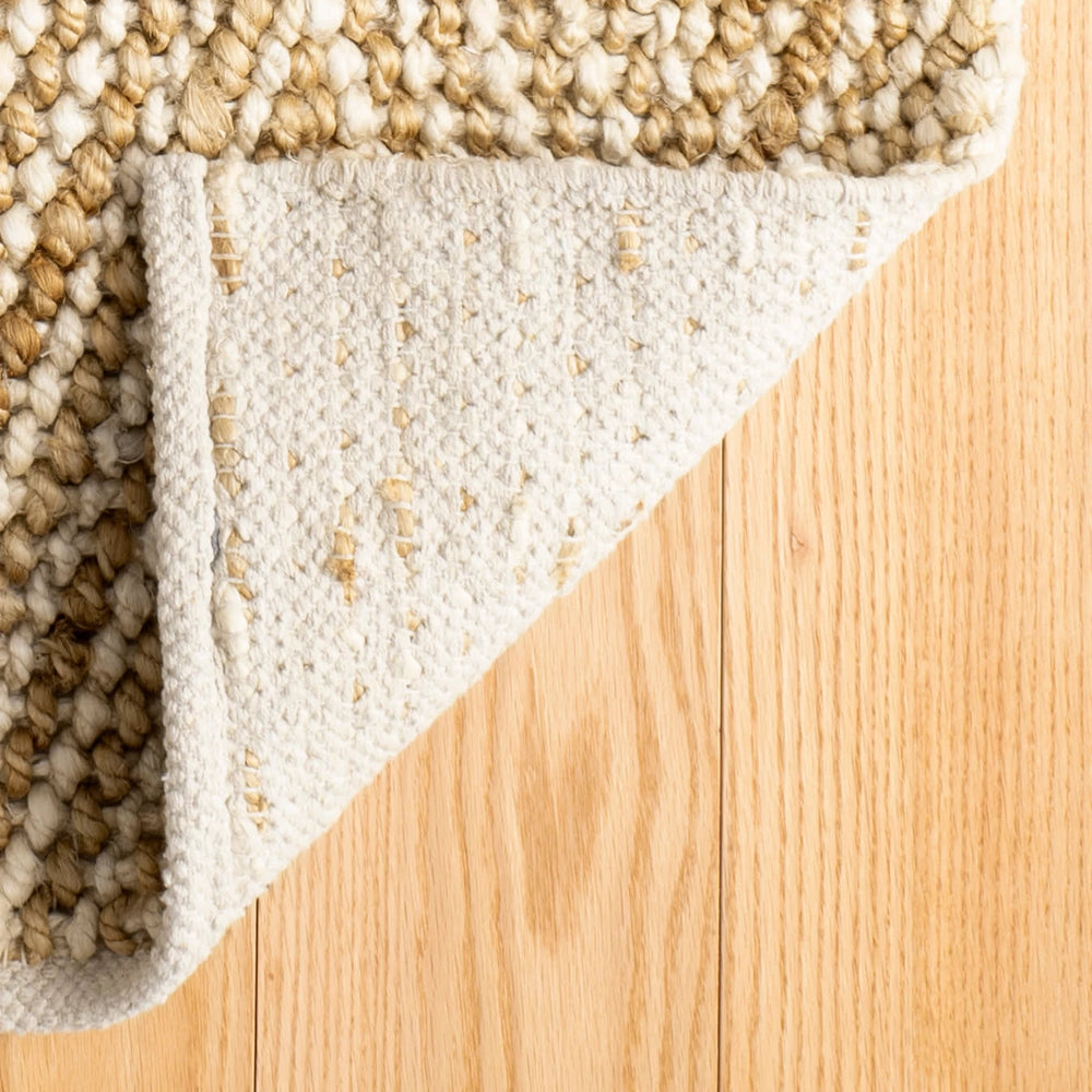 Meghan Handwoven Jute Rug | Ivory/Natural