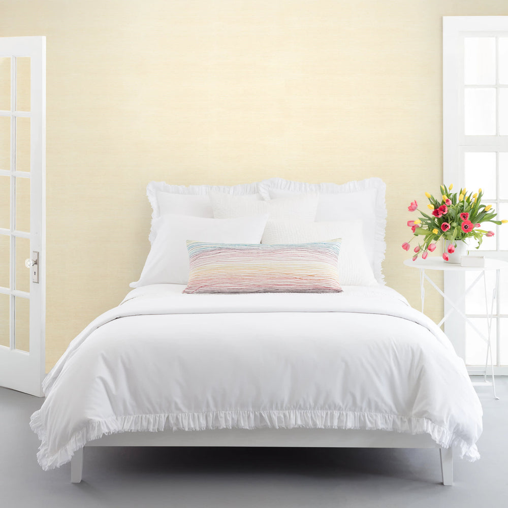 Samoa Grasscloth Wallpaper | Cream