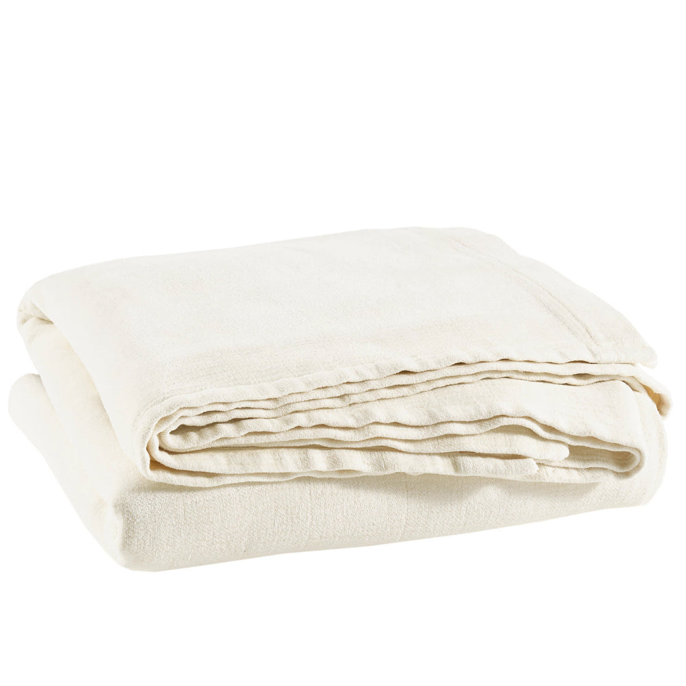 Sumptuous Chenille Coverlet | Ivory