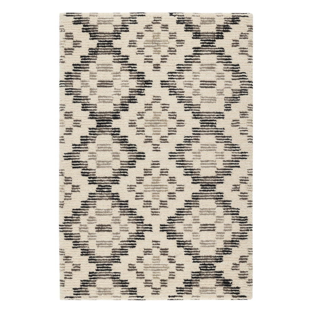 Diamond Cove Hand Tufted Wool Rug | Black
