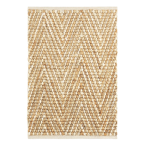 Meghan Handwoven Jute Rug | Ivory/Natural