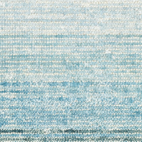 Sky Moon Handwoven Cotton/Viscose Rug Swatch | Blue
