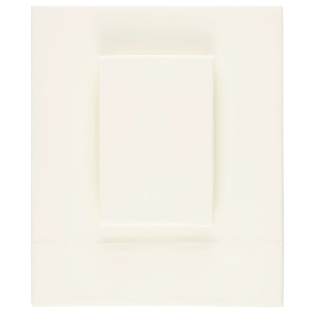 Silken Solid Ivory Core Bedding Bundle | None