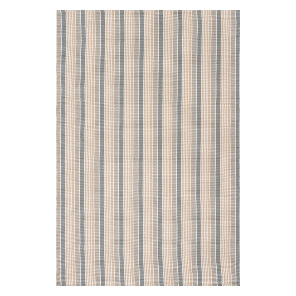 Mystic Stripe Handwoven Indoor/Outdoor Rug | Slate