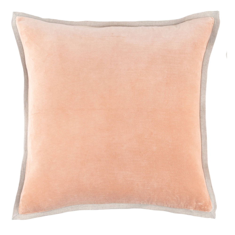 Gehry Velvet/Linen Decorative Pillow Cover | Nude