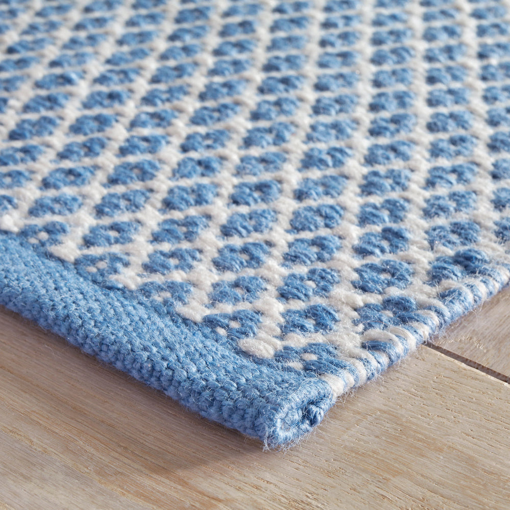 Mainsail Handwoven Indoor/Outdoor Rug | French Blue