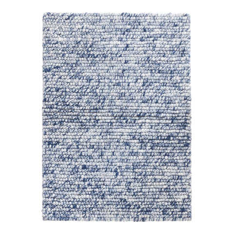 Niels Handwoven Woolviscose Rug | Navy