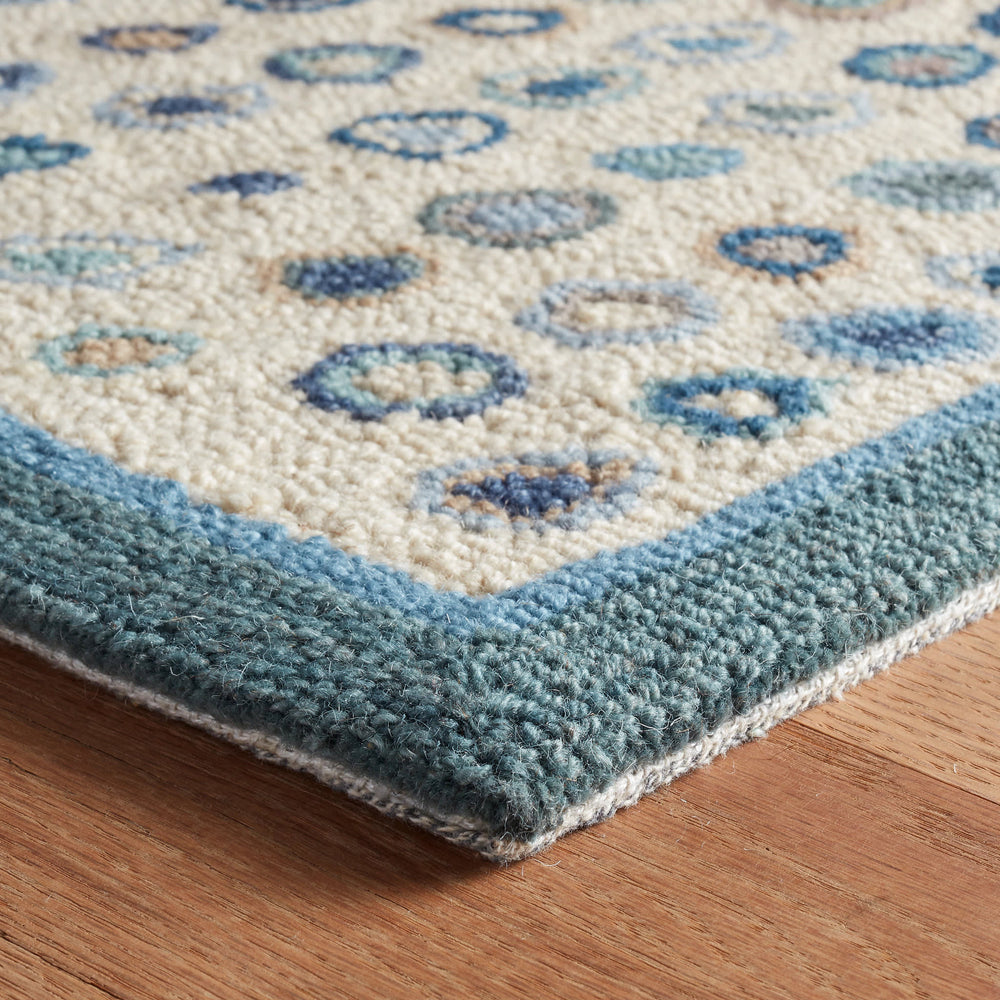 Cats Paw Hand Micro Hooked Wool Rug | Mineral