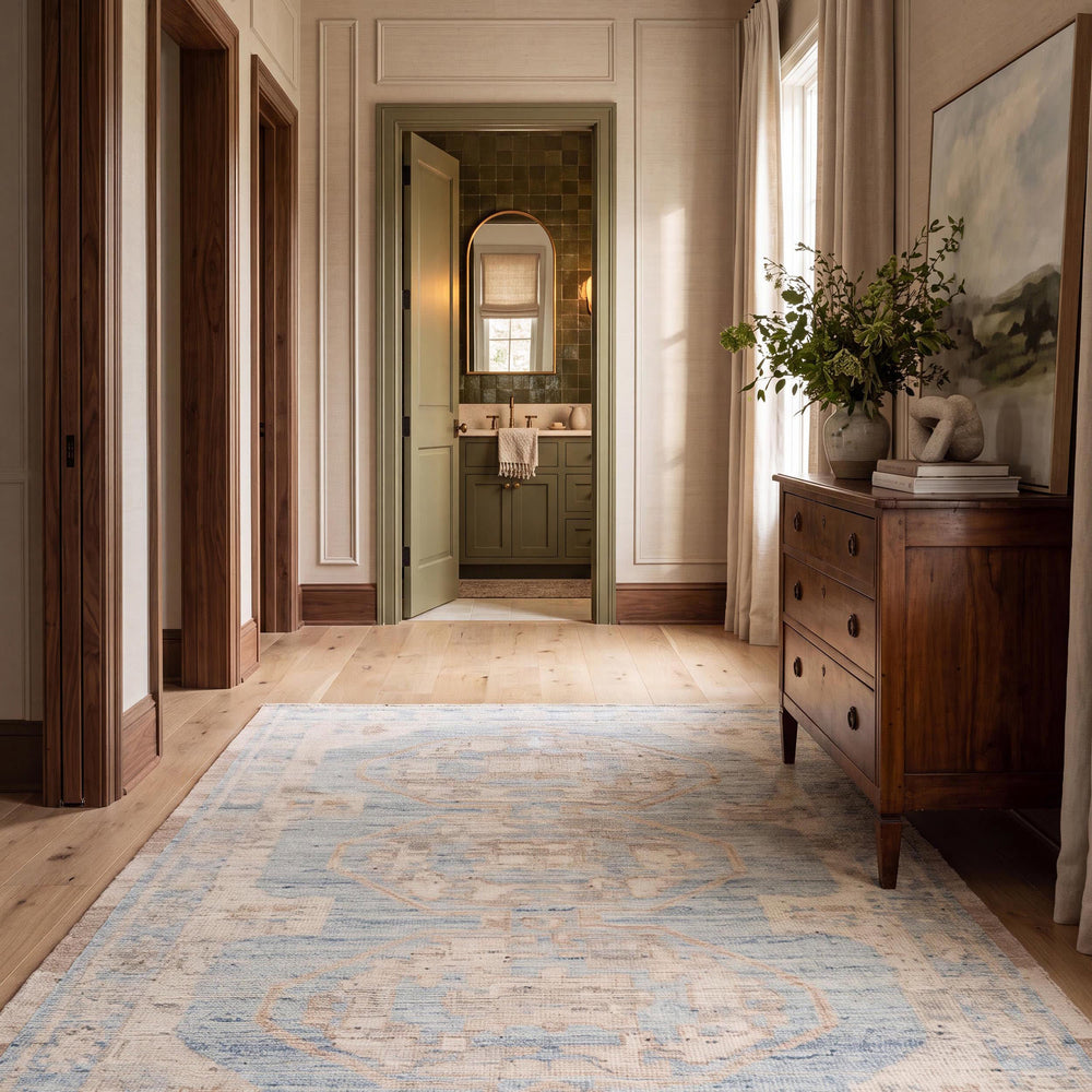 Sarya Traditional Vintage Rug | Blue