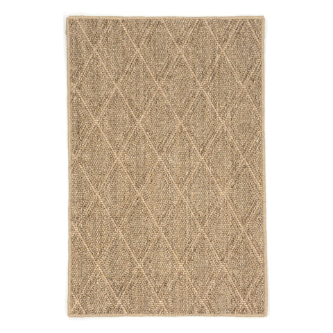 Diamond Woven Sisal Rug | Natural