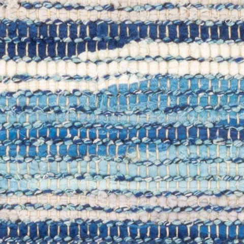 Dorothy Handwoven Cotton Rug Swatch | Blue