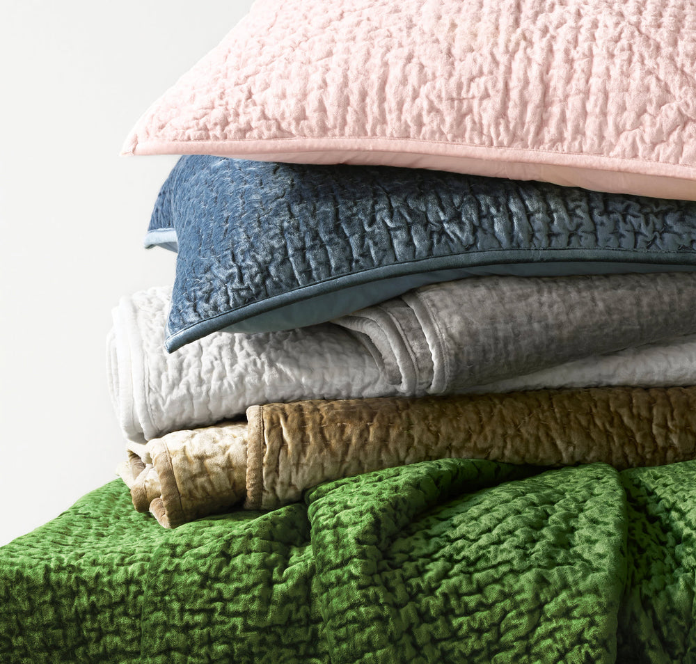 Parisienne Velvet Quilt | Topaz