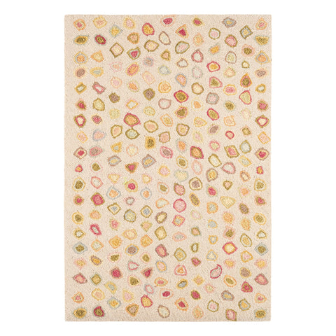 Cats Paw Hand Micro Hooked Wool Rug | Pastel