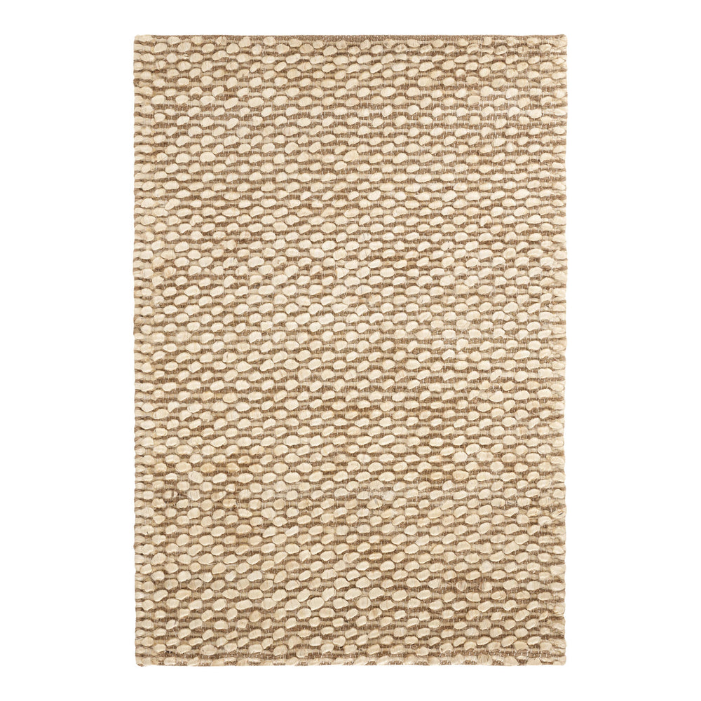 Textured Handwoven Jute Rug | Natural