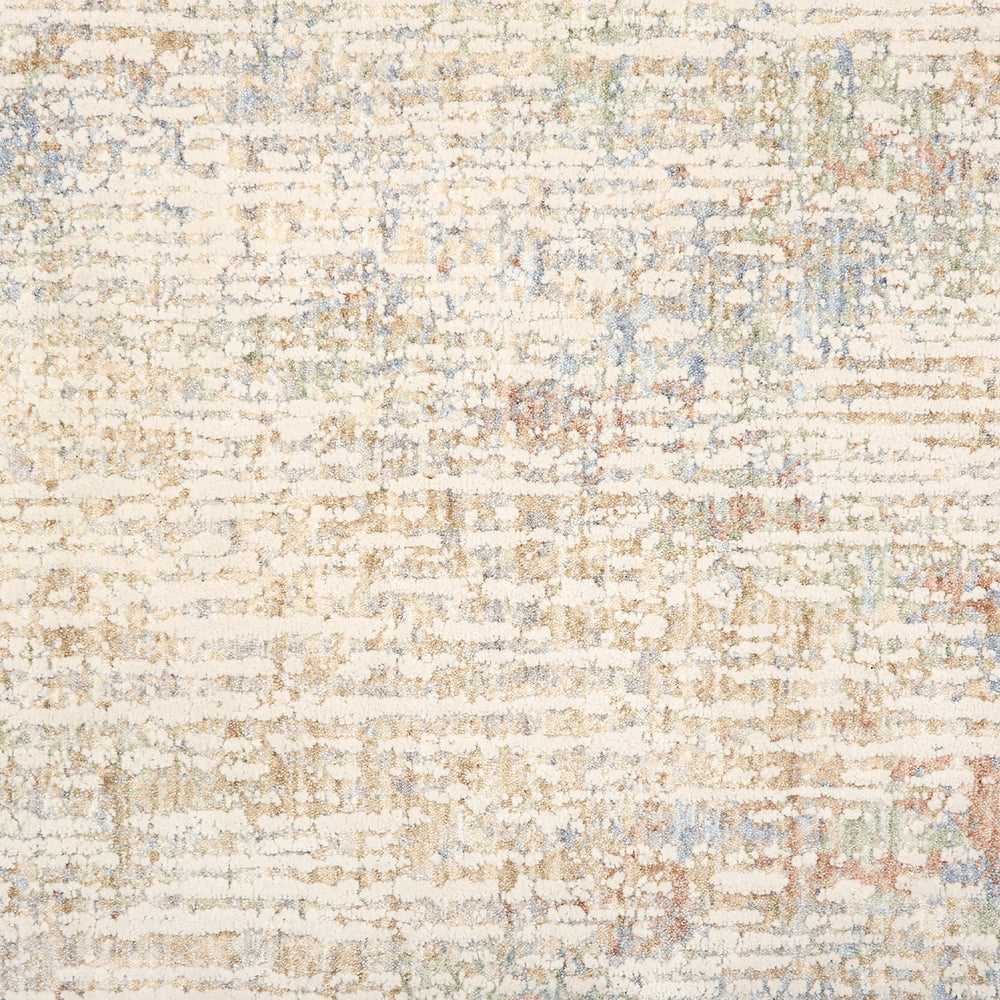 Calithra Modern Textured Custom Rug | Multi-Pastel