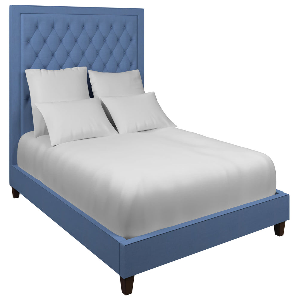 Stonington Tufted Bed | Estate Linen French Blue