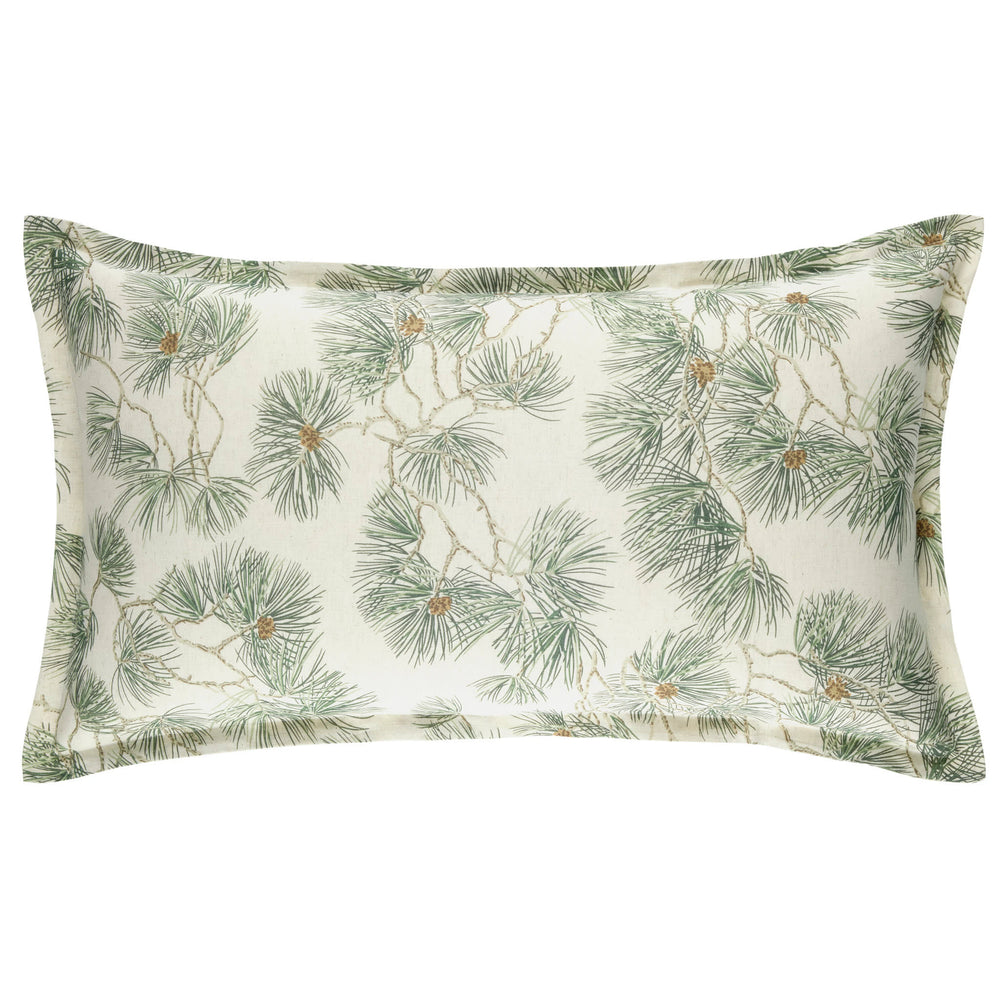 Vintage Pine Boughs Sham | Natural
