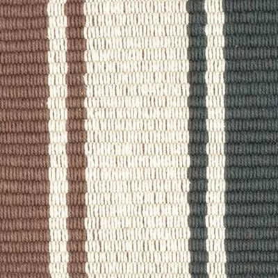 Elliot Handwoven Cotton Rug Swatch | Brown