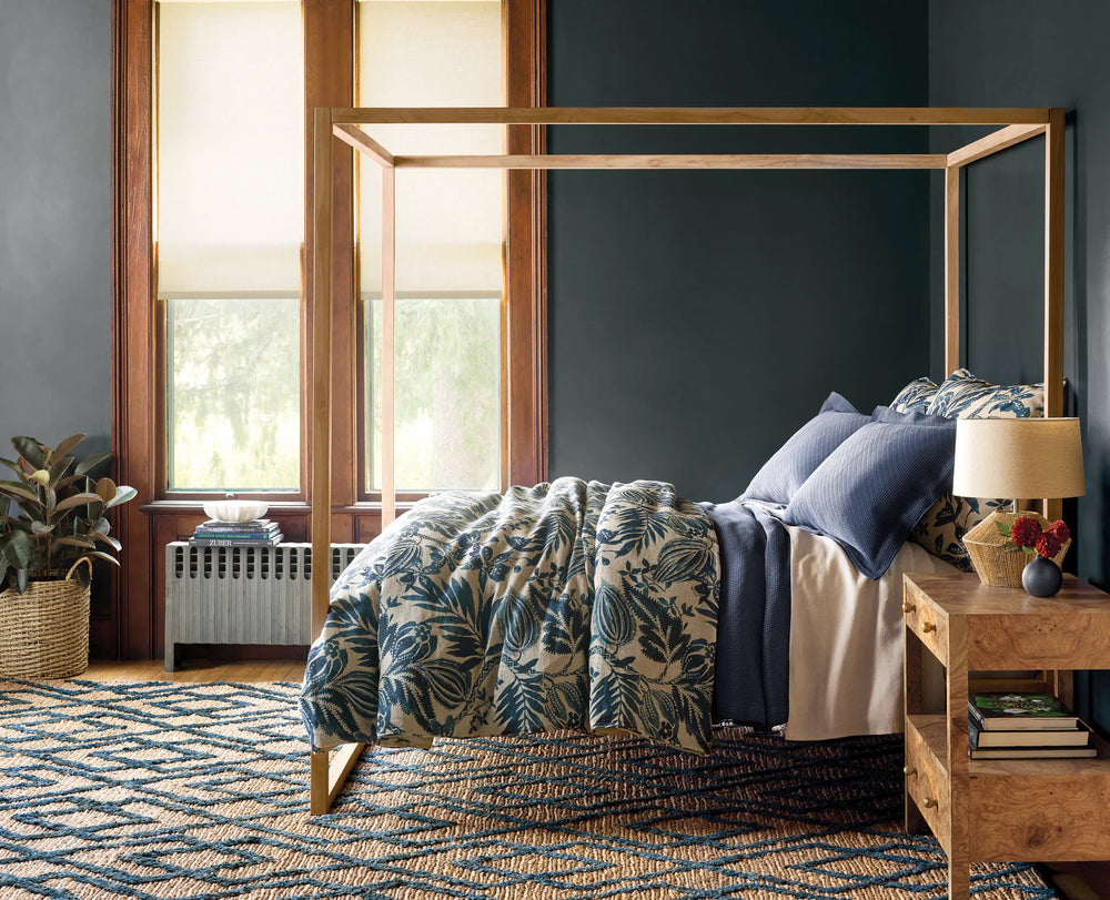 Antigua Linen duvet cover | Blue