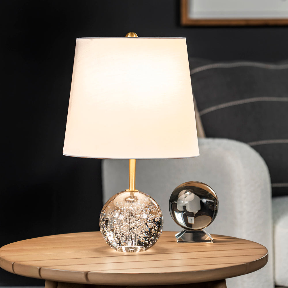 17-inch Crystal Ball Table Lamp | Clear