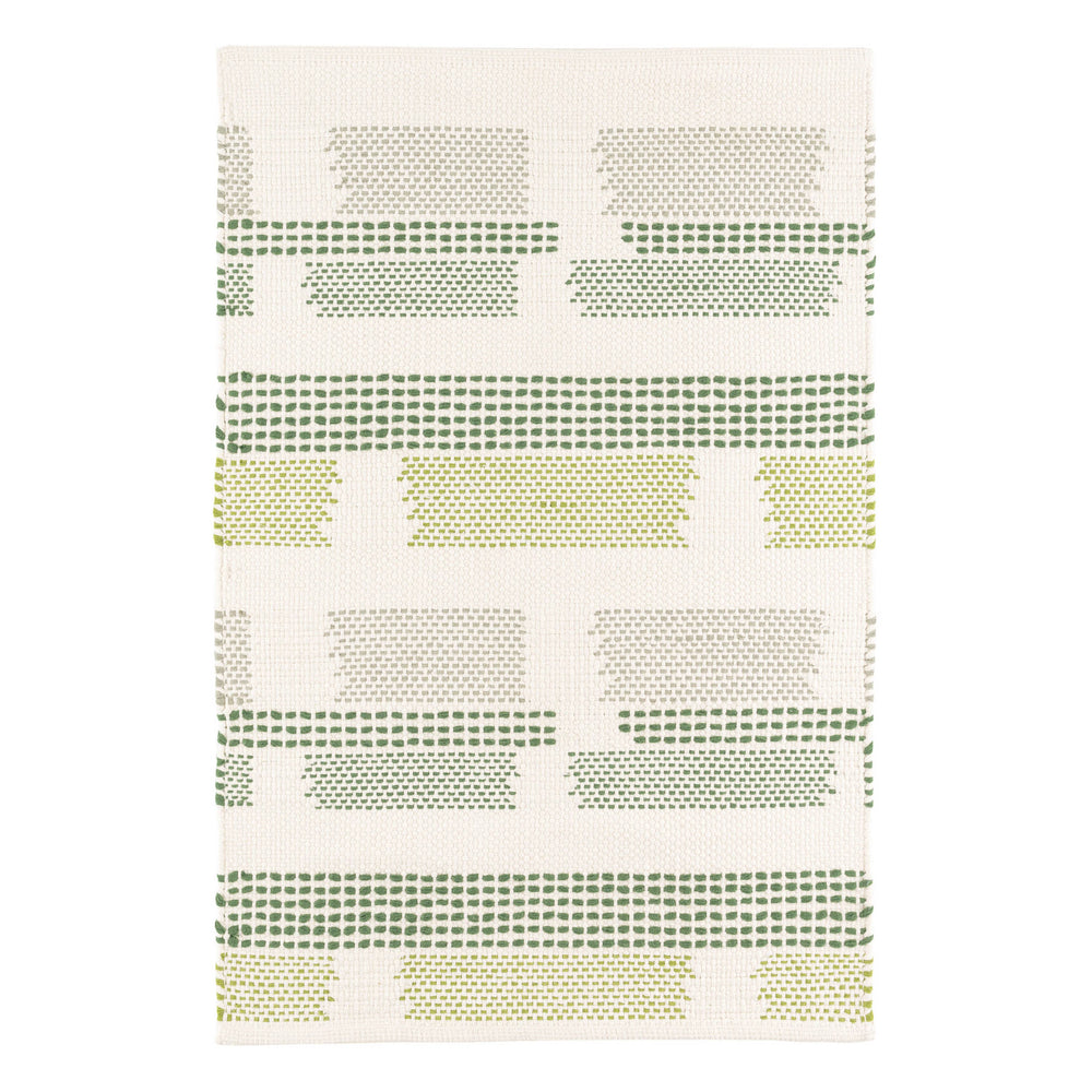 Tread Lightly Handwoven Cotton Rug | Green