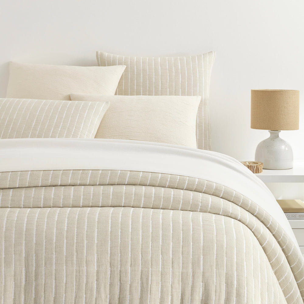 Marino Matelasse Coverlet | Natural/Ivory