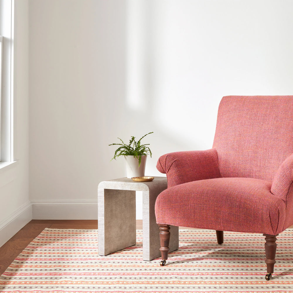 Long Slade Handwoven Cotton Rug | Spice