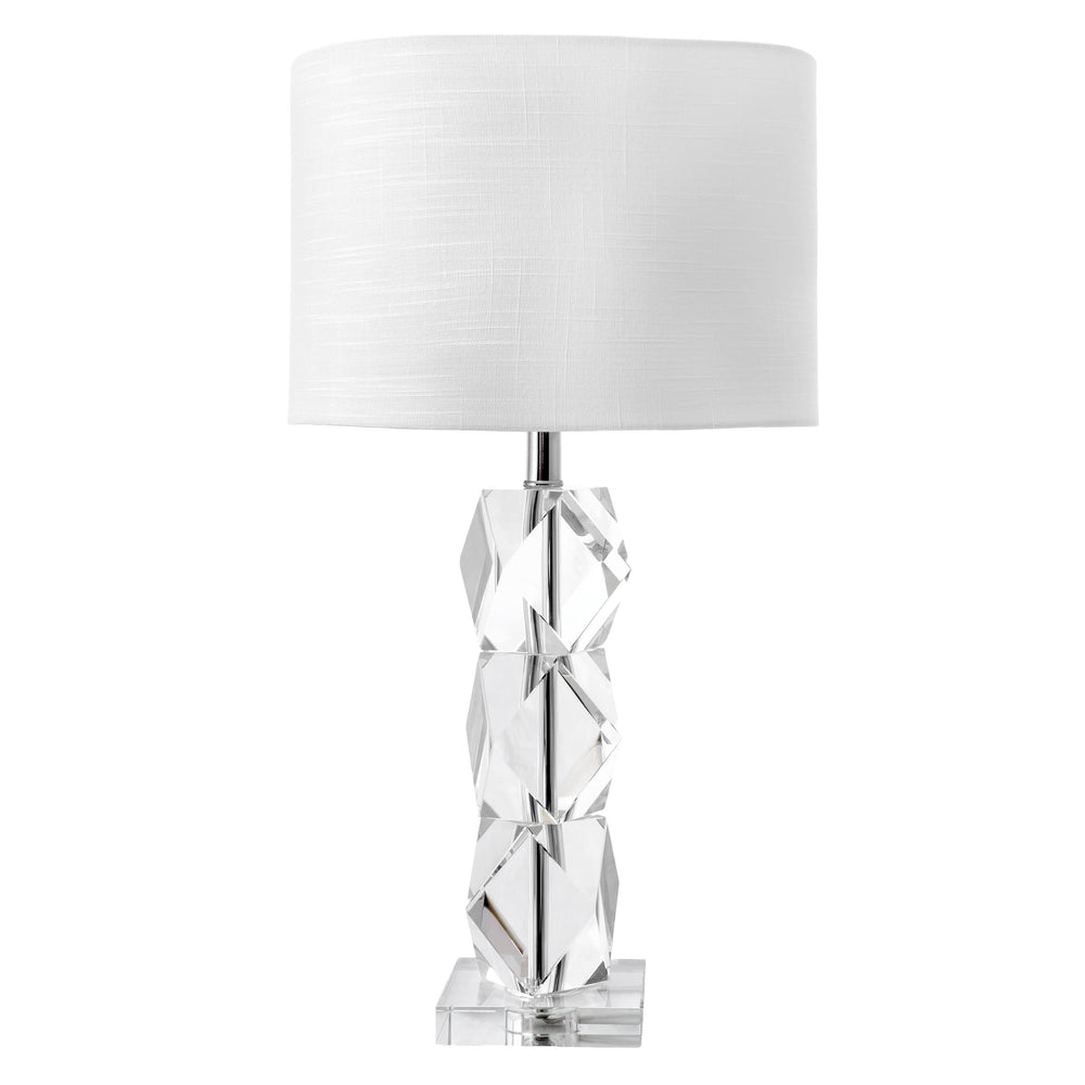 27-inch Crystal on the Rocks Table Lamp | Clear
