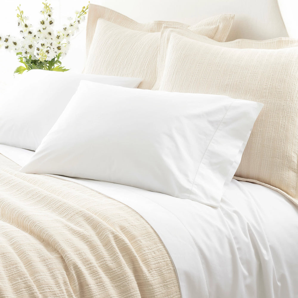 Classic Hemstitch Sheet Set | White