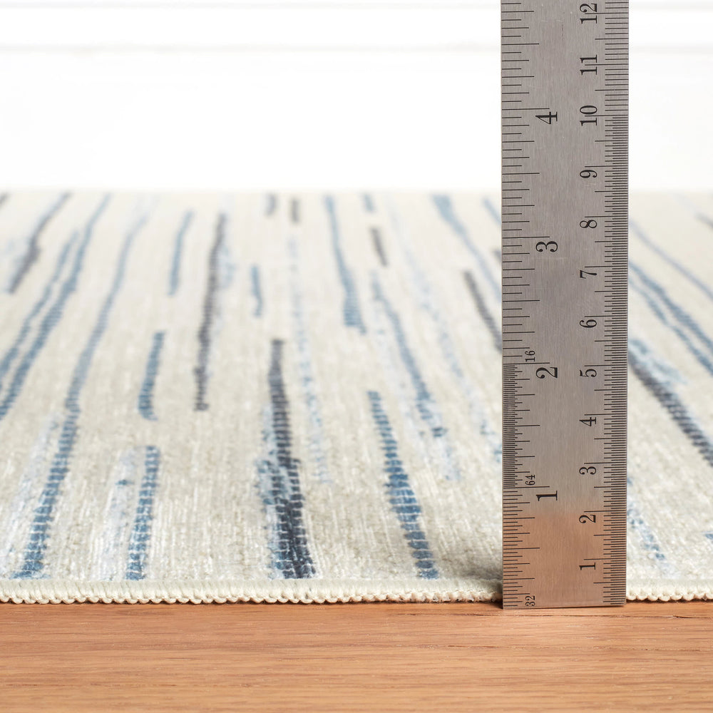 Elwood Machine Washable Rug | Blue