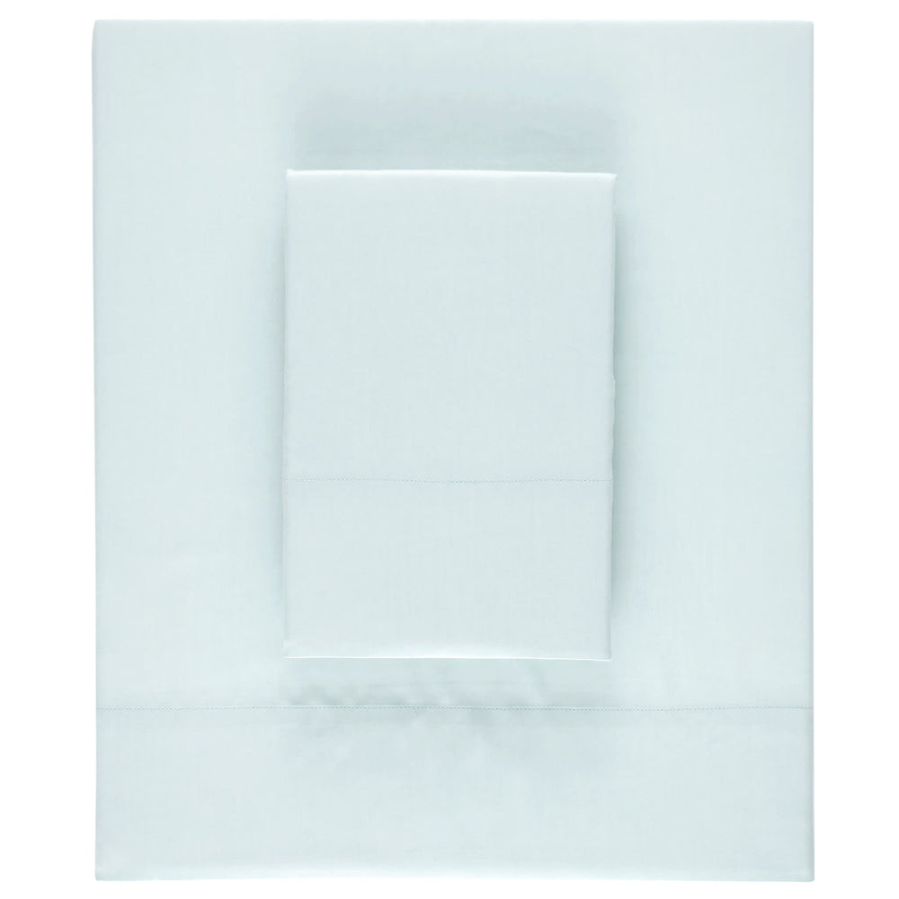 Silken Solid Robin's Egg Blue Core Bedding Bundle | None
