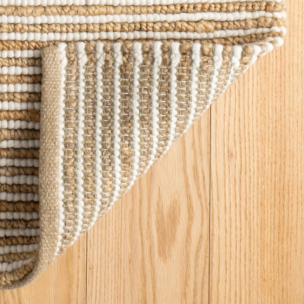 Twiggy Handwoven Wooljute Rug | Natural