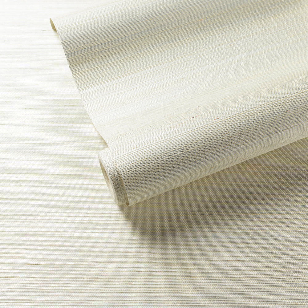 Samoa Grasscloth Wallpaper | Silver