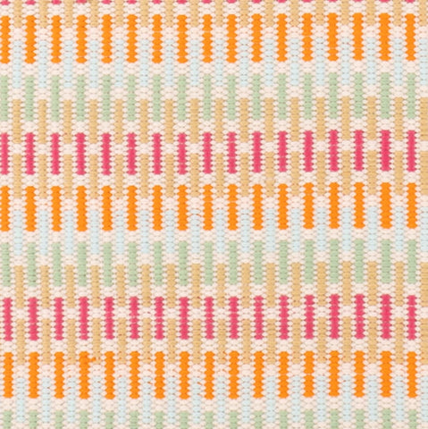 Candy Stripe Handwoven Indoor/Outdoor Rug Swatch | Multi